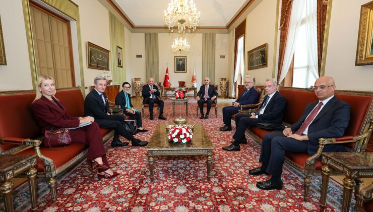 TBMM Başkanı Kurtulmuş, Avusturya Şansölyesi Stocker’ı Ağırladı
