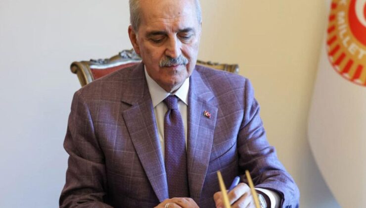 TBMM Başkanı Numan Kurtulmuş, çerçeve yasa teklifini imzaladı