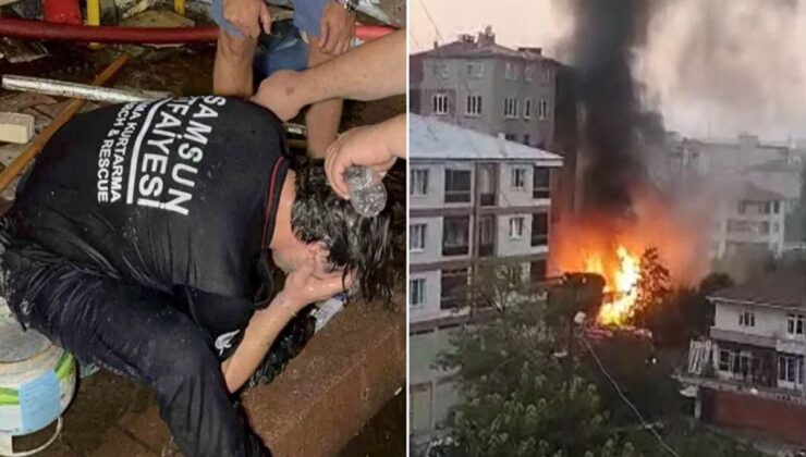 Tüpler art arda patladı, 4 kişi hastanelik oldu