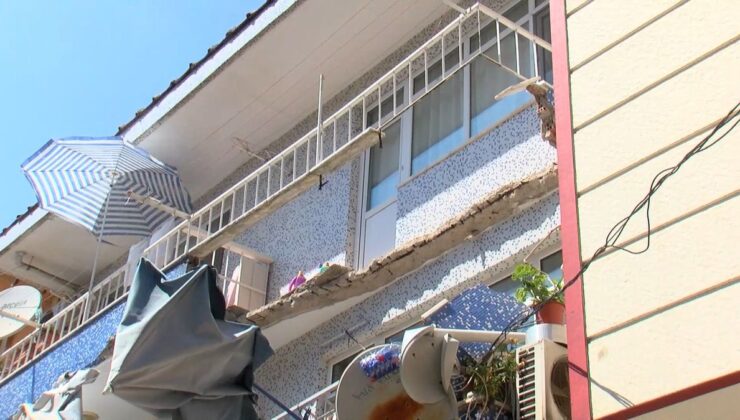 Ümraniye’de Balkon Çökmesi: 2 Araç Hasar Gördü