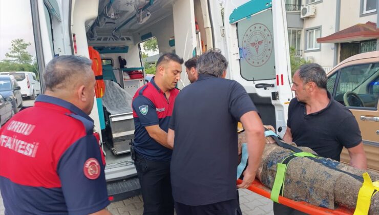 Ünye’de 3 arkadaş boğulma tehlikesi geçirdi