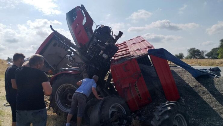Uzunköprü’de Traktör Kazası: 1’i Ağır 2 Yaralı