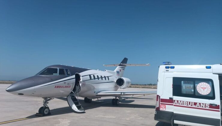 Van’dan Ankara’ya Ambulans Uçakla Bebek Sevki