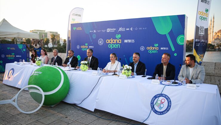 Adana Open basın toplantısında 34 ülkeden 40 sporcunun ağırlanacağı açıklandı
