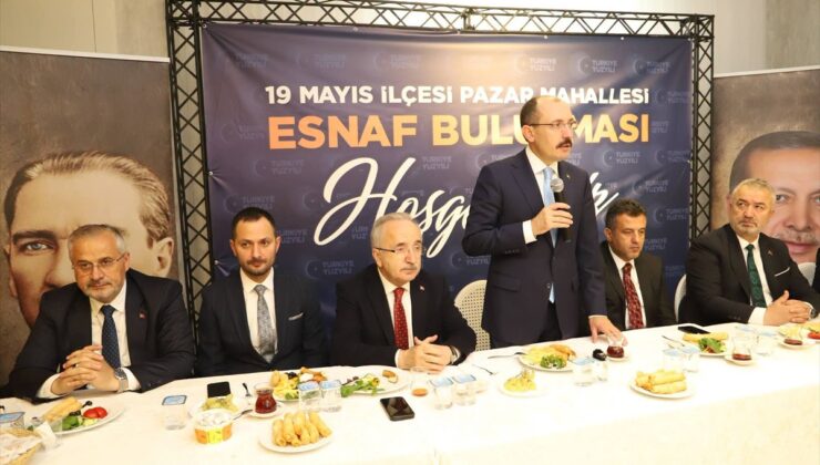 AK Parti 19 Mayıs İlçe Başkanlığı esnaf buluşmasında Mehmet Muş’u ağırladı