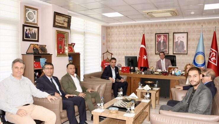 AK Parti Diyarbakır İl Başkanı Sümer’den DÜ Rektörü Prof. Dr. Eronat’a ziyaret