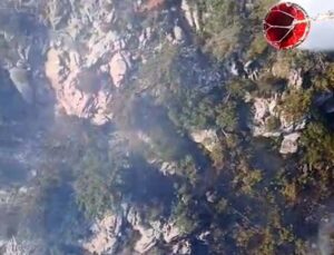 Antalya Akseki’de Orman Yangını