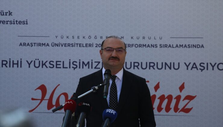 Atatürk Üniversitesi araştırma üniversiteleri sıralamasında 13. sıraya yükseldi