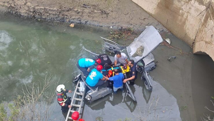 Aydın Karacasu’da otomobil su tahliye kanalına uçtu, Ünal Özcan ile eşi yaralandı