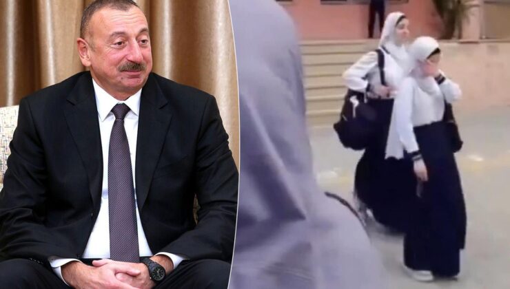 Azerbaycan’da 28 Şubat’ı hatırlatan görüntü! Başörtülü öğrencileri okula almadılar