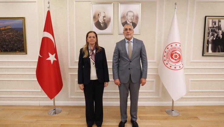 Bakan Işıkhan, DİSK Genel Başkanı Çerkezoğlu ile gündemi değerlendirdi