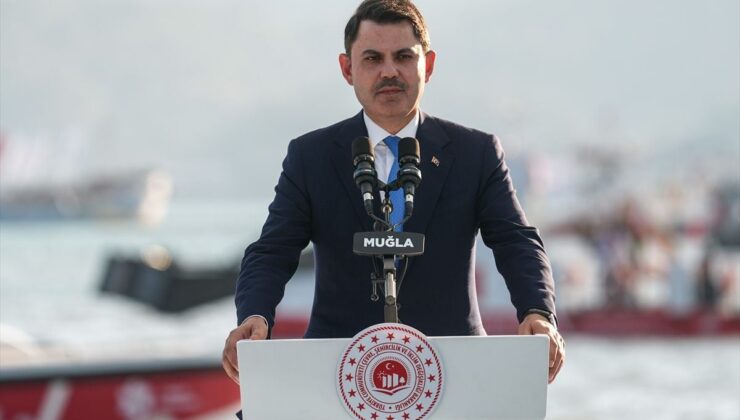 Bakan Kurum, “Mapa-Şamandıra Sistemi ve Fethiye Dip Çamuru Temizliği Lansmanı”nda konuştu: