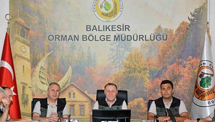 Balıkesir Orman Bölge Müdürlüğü yangın hazırlıklarını ve 2026 hedeflerini görüştü