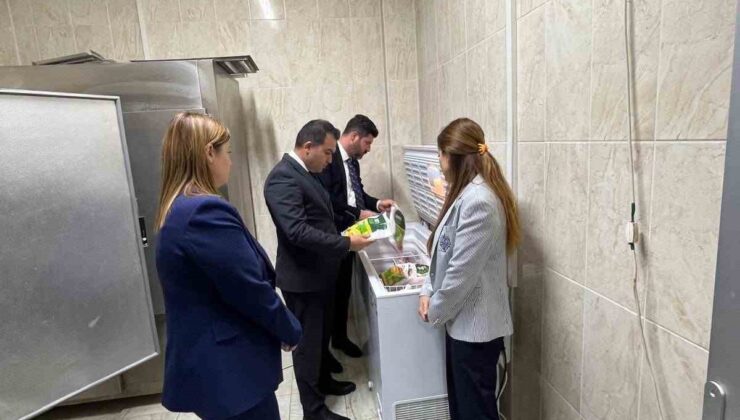 Bilecik Bozüyük’teki Çocuk Evleri Sitesi’nde yemekhane denetimi yapıldı