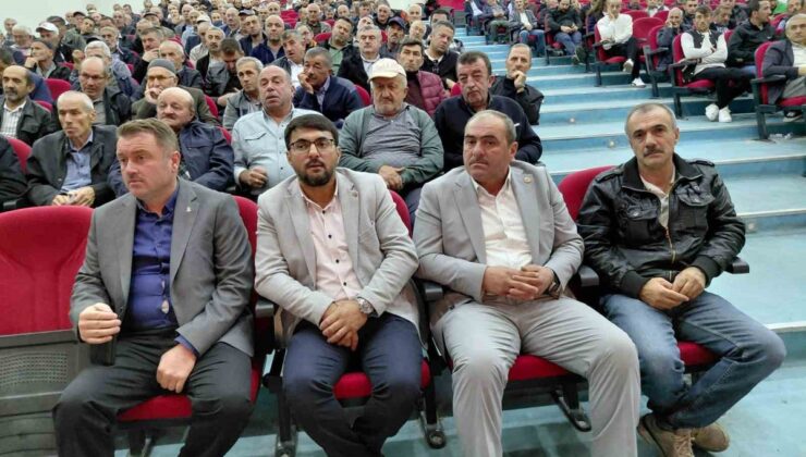 Bolu Mudurnu’da 329 ticari kanatlı yetiştiricisine biyogüvenlik toplantısı yapıldı