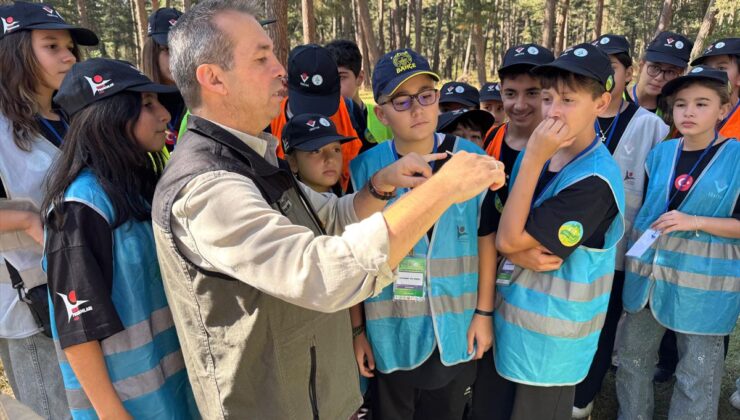 Bolu’da Öğrenciler Doğada Ders İşledi