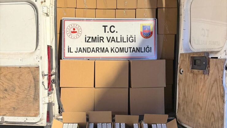 Bornova’da 2.6 Milyon Kaçak Makaron Ele Geçirildi