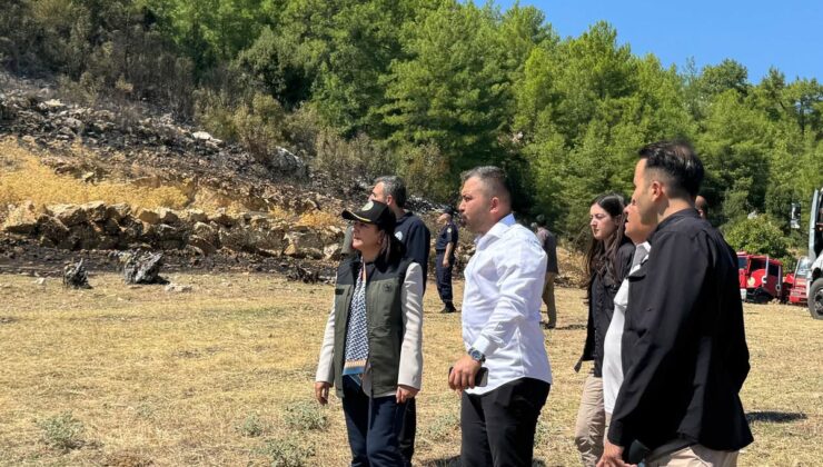 Burdur’da orman yangını
