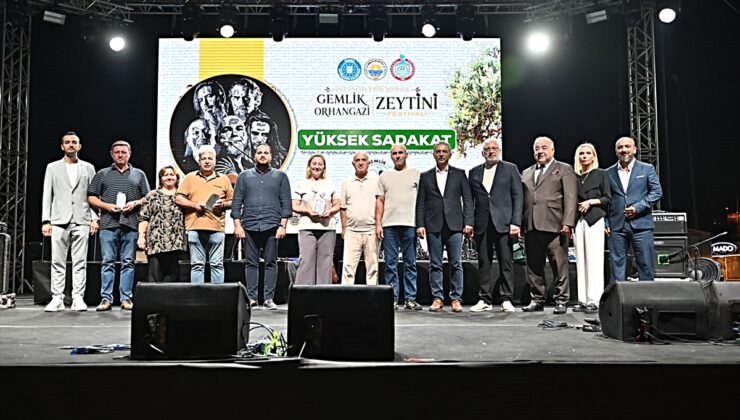Bursa’da 33. Uluslararası Gemlik Zeytini Festivali düzenlendi