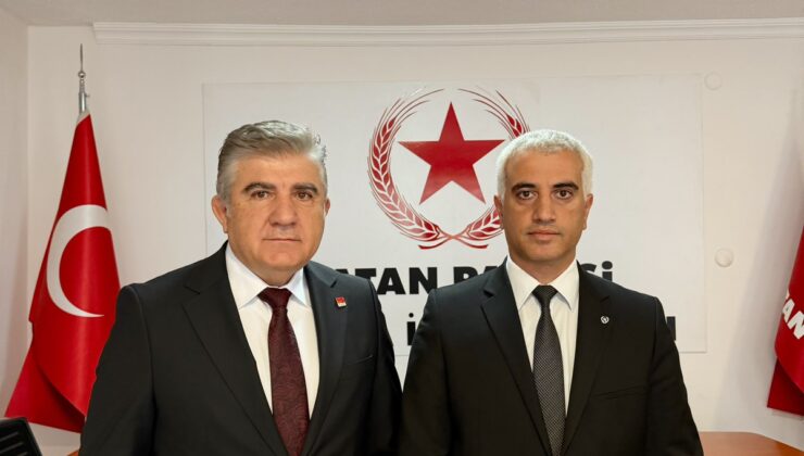 CHP Ankara İl Başkanı Yıldırım, Vatan Partisi Ankara İl Başkanı Reyhan’ı ziyaret etti