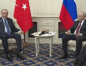Cumhurbaşkanı Erdoğan ile Rusya Devlet Başkanı Putin’in görüşmesi başladı