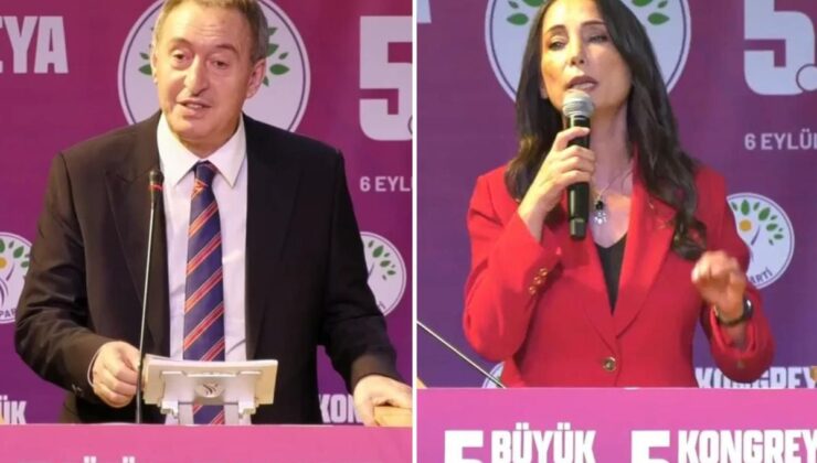 DEM Parti’de Tuncer Bakırhan ve Tülay Hatimoğulları yeniden Eş Genel Başkan seçildi