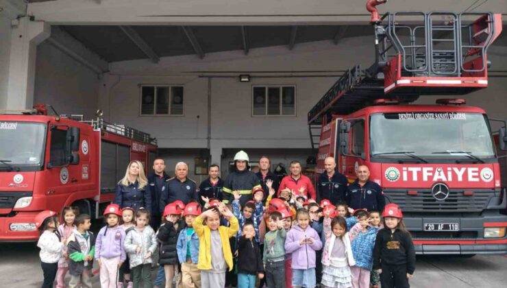 Denizli OSB Yönetim Kurulu İtfaiye Haftası’nda itfaiye müdürlüğünü ziyaret etti
