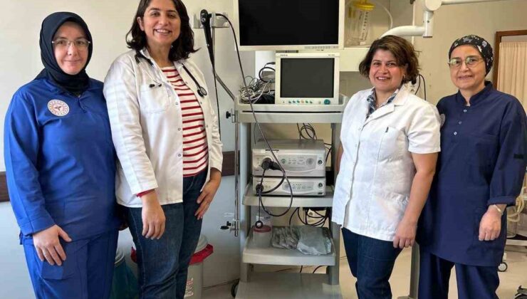 Denizli Tavas Devlet Hastanesi’nde ilk bronkoskopi 70 yaşındaki hastaya yapıldı