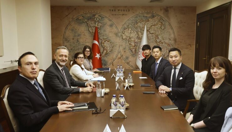 Dışişleri Bakan Yardımcısı Gümrükçü, Hanwha Grup şirketinin Küresel Stratejiden Sorumlu Yöneticisi Wong ile görüştü