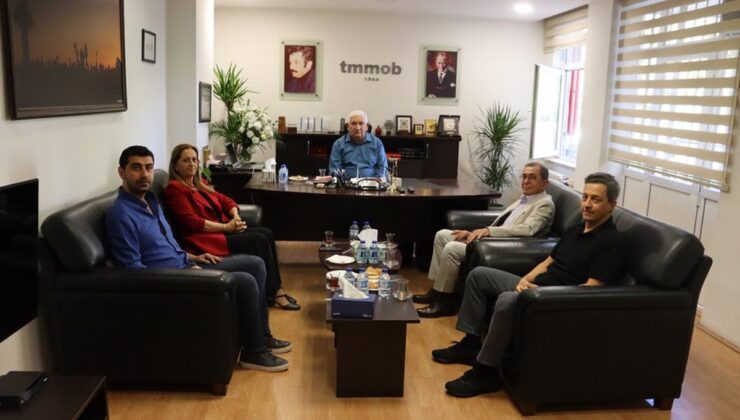 DİSK Genel Başkanı Çerkezoğlu’ndan TMMOB’a ziyaret