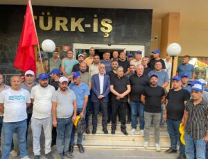 Doruk Madencilik işçilerinden TÜRK-İŞ Genel Başkanı Atalay’a teşekkür ziyareti