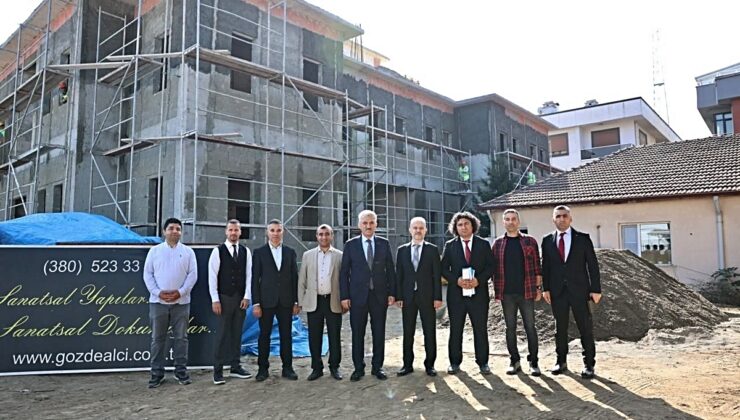Düzce Uzun Mustafa’da yeni aile sağlığı merkezi inşaatını Vali Makas inceledi
