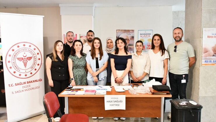 Düzce’de “Her Gün Halk Sağlığı” etkinliği düzenlendi
