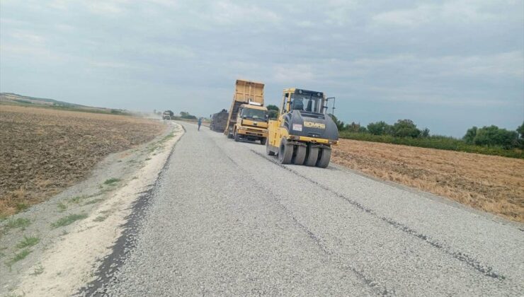 Edirne’de 4 km’lik yol yenilendi