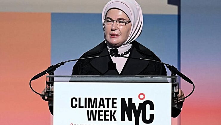 Emine Erdoğan, New York İklim Haftası açılışında konuştu: Hiçbir teknoloji tek başına çözüm olmayacak