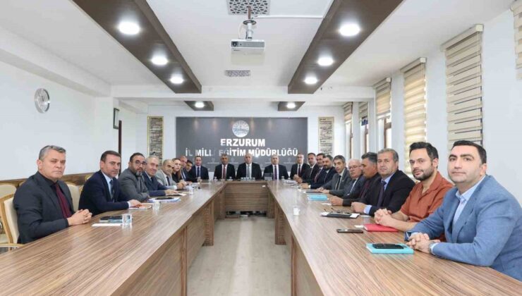 Erzurum İl Milli Eğitim Müdürlüğü müfettiş raporlarıyla yol haritası belirledi