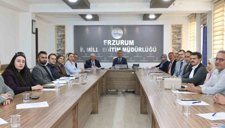 Erzurum’da rehberlik komisyonu akran zorbalığına karşı okul güvenliğini değerlendirdi