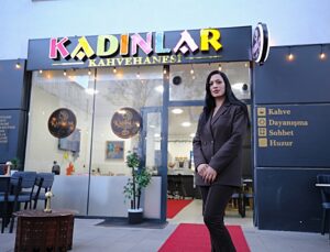 Eski hükümlü Derya Beki Şan, İŞKUR hibesiyle Bingöl’ün ilk kadın kahvehanesini açtı