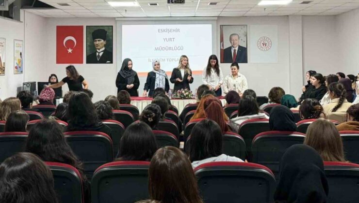 GSB Eskişehir İl Müdürlüğü, yurtlardaki yeni öğrencilere uyum toplantısı düzenledi