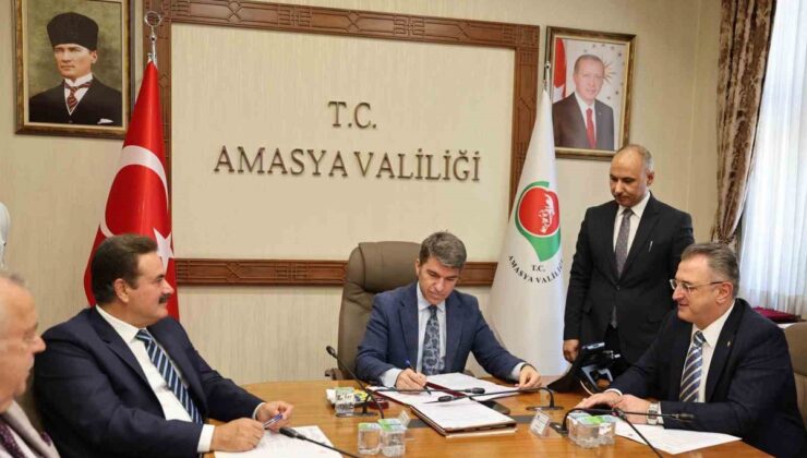 Gümüşhacıköy OSB kuruluş protokolü Amasya Valiliği’nde imzalandı