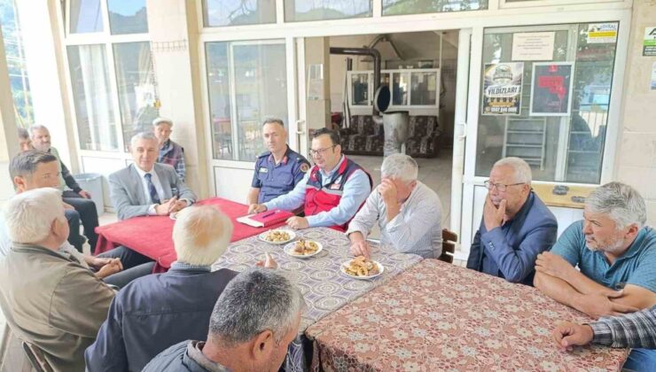 İncirliova Kaymakamı Abay, Arzular Mahallesi’nde vatandaşlarla bir araya geldi