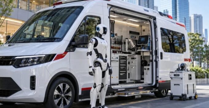 Japonya’dan dünyada bir ilk! Arızalanan robotlar için özel ambulans