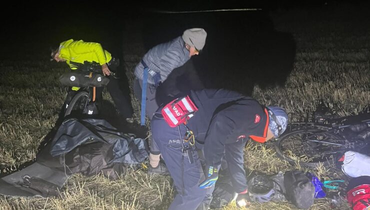 Kars Susuz’da bisikletli 2 turist gece kaybolunca jandarma ve AFAD buldu