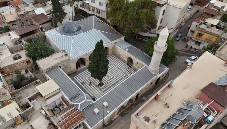 Kilis’te 400 yıllık Akcurun Camisi, deprem hasarının ardından ibadete hazırlanıyor