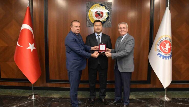 Kırgızistan İstanbul Başkonsolosu Samsun TSO’da yatırım çağrısı yaptı