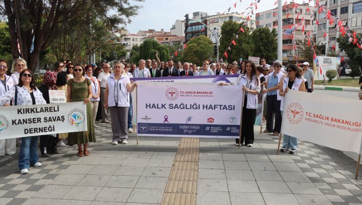 Kırklareli’nde Sağlıklı Yaşam Yürüyüşü