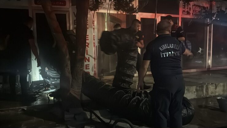 Kırklareli’nde Veteriner Kliniğinde Yangın: Hayvanlar Kurtarıldı