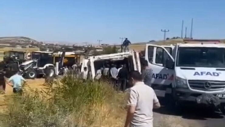 Kırşehir’de Hayvan Yüklü TIR Devrildi: 4 Büyükbaş Öldü
