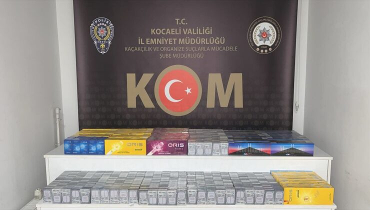 Kocaeli’de Kaçak Sigara Operasyonu: 1850 Paket Ele Geçirildi
