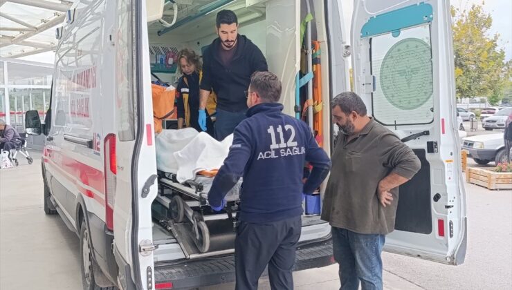 Konya Beyşehir’de kamyon kasasından düşen kişi yaralanarak hastaneye kaldırıldı